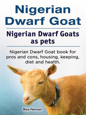 cover image of Nigerian Dwarf Goat. Nigerian Dwarf Goats as pets. Nigerian Dwarf Goat book for pros and cons, housing, keeping, diet and health.